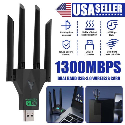 New antenna 1300mbps dual - 4-antenna,